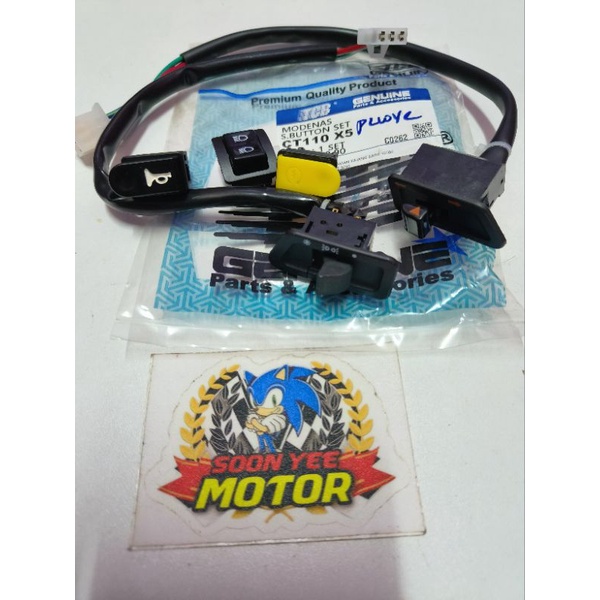 Modenas CT110 Handle Switch Button Set(5in1) | Shopee Malaysia