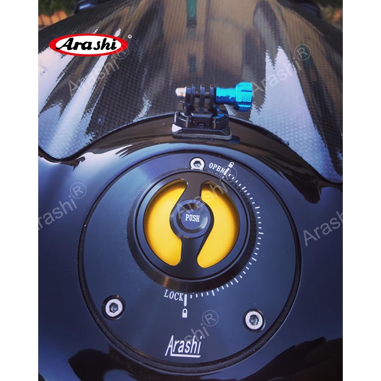 CNC Aluminum Motorcycle Fuel Tank Cap - Fast Lock Replacement For Kawasaki Models