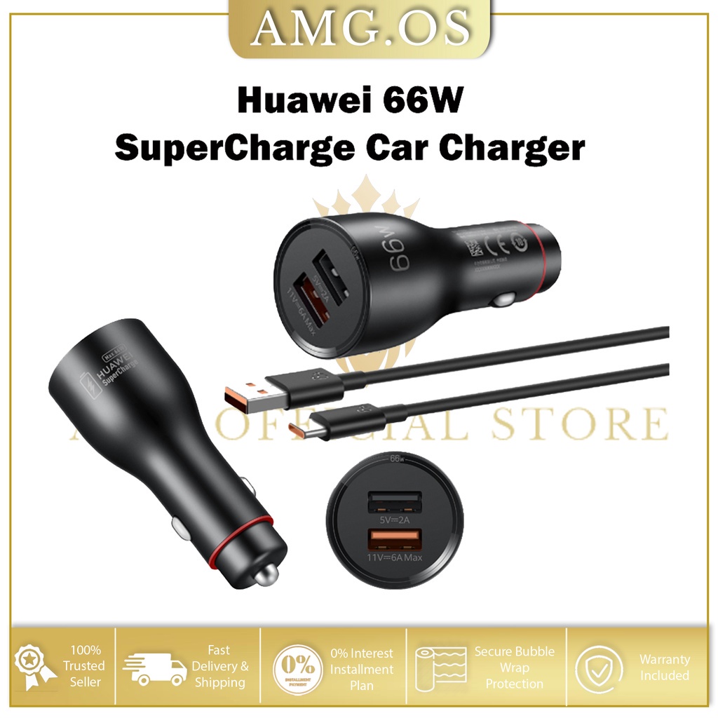 HUAWEI Original SuperCharge Car Charger 66w(P0006) 22.w(AP38) FREE