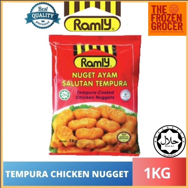 [DELIVERY KL/ SEBAHAGIAN SELANGOR] Ramly Tempura Nugget 1kg/ Nugget