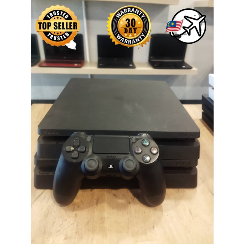 Playstation 4 Slim ps4 version 2023 100% Original USED Malaysia Set ...