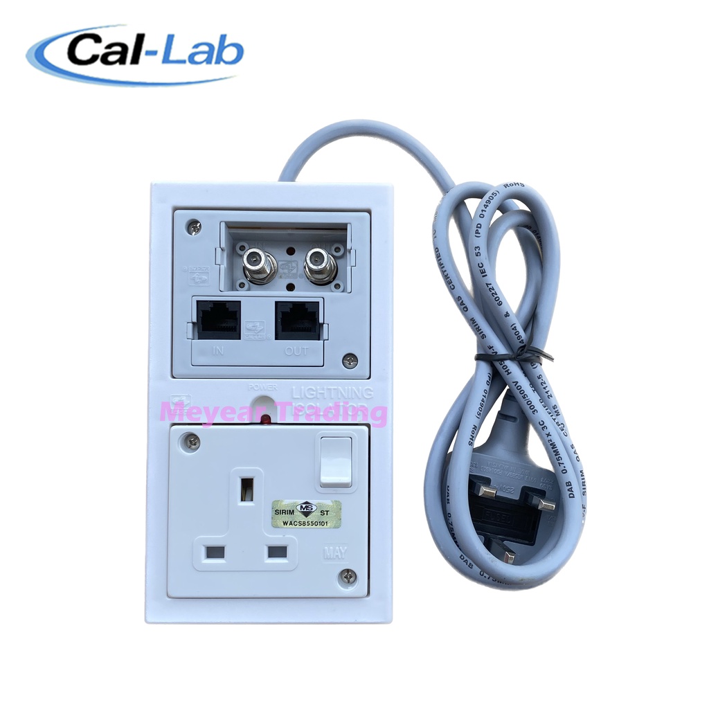 CalLab Lightning Isolator ( UK1/ CLLI SFTV9622FC ) TV Antenna Coaxial