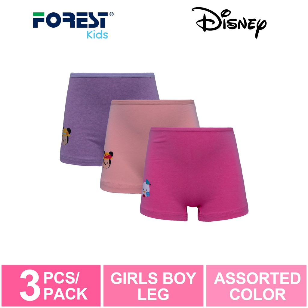 6 Pack Girls Disney Winnie the Pooh Cotton Shorts Boyleg Underwear