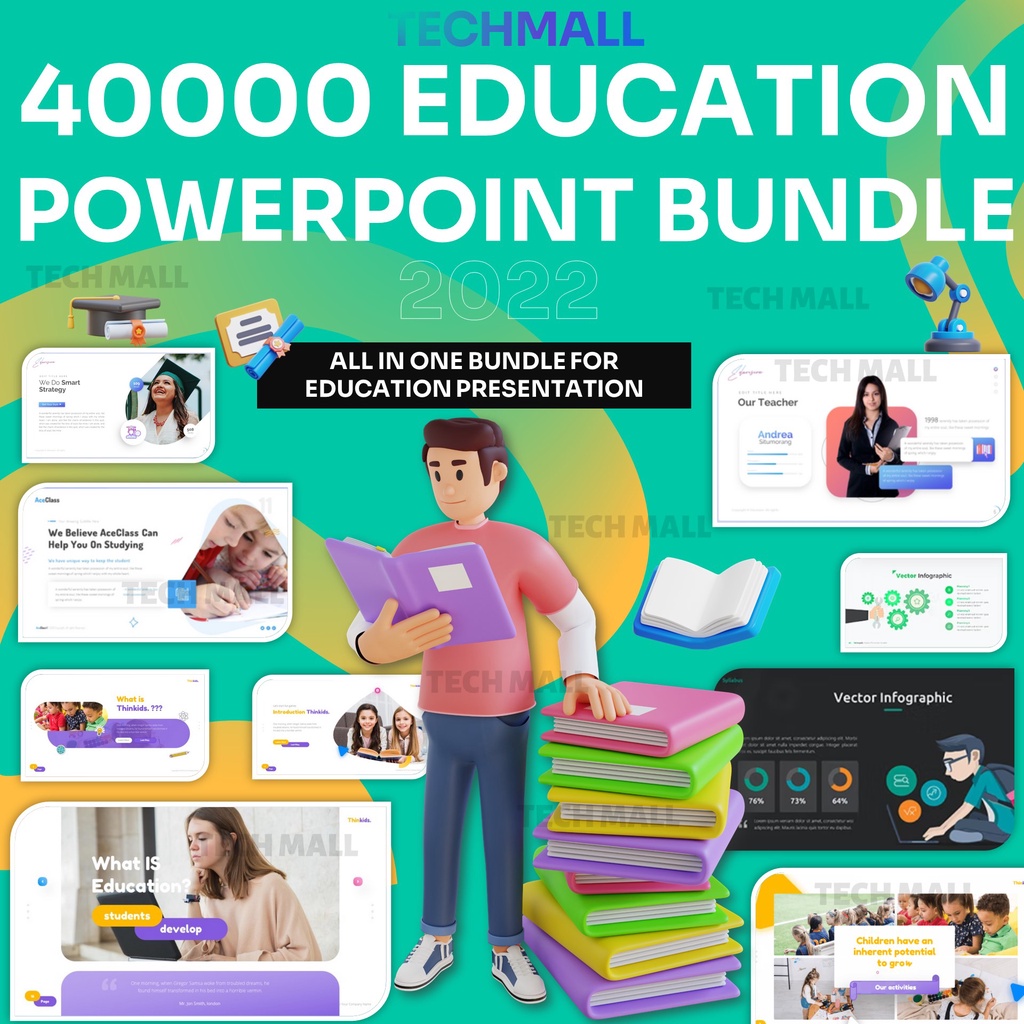 40000+ Education PowerPoint Bundle Template 2022 | Shopee Malaysia