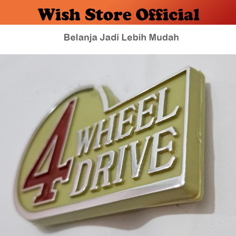 Wd Pcs Emblem Car Logo Sticker Car Emblem Wd Wd Wheel Drive Hardtop Fj Bj Shopee Malaysia