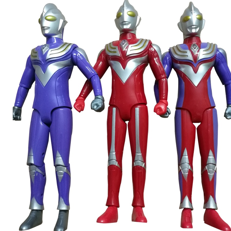 Ultraman Toys Ultraman Tiga with Light and Sound Permainan Ultraman ...