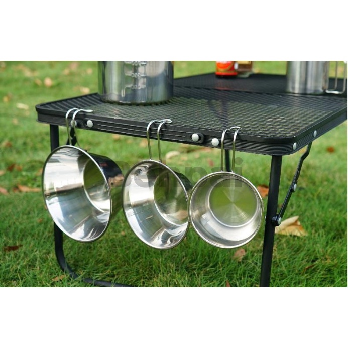 3pcs outdoor camping stainless steel bowl set picnic portable folding cup  camping cooker mug cookware hiking mug | Shopee Malaysia