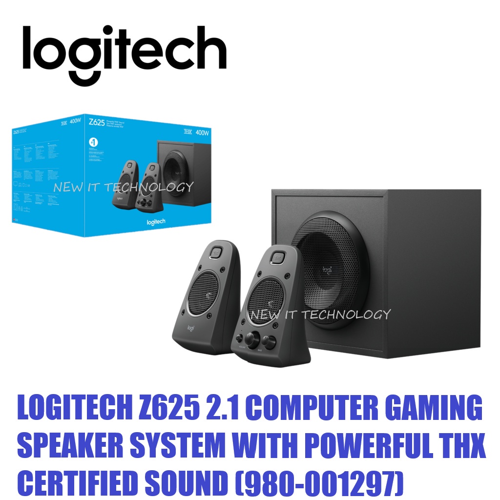 Logitech G560 Lightsync RGB Gaming Speaker & Z625 400w System 2.1 Subwoofer&Optical & Z607 160w