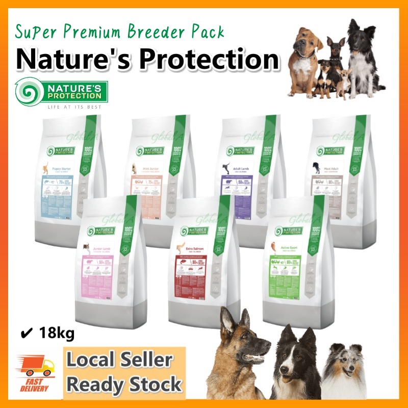 Nature's Protection Dog Food 18kg ♡ Super Premium Breeder Pack ♡ Fast
