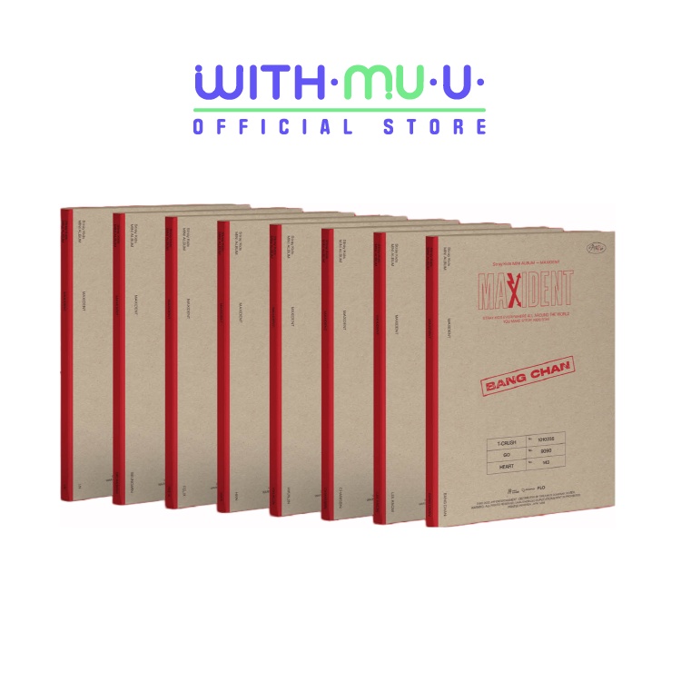[Jewel Case Ver.] Stray Kids MAXIDENT Mini Album (8 Versions SET