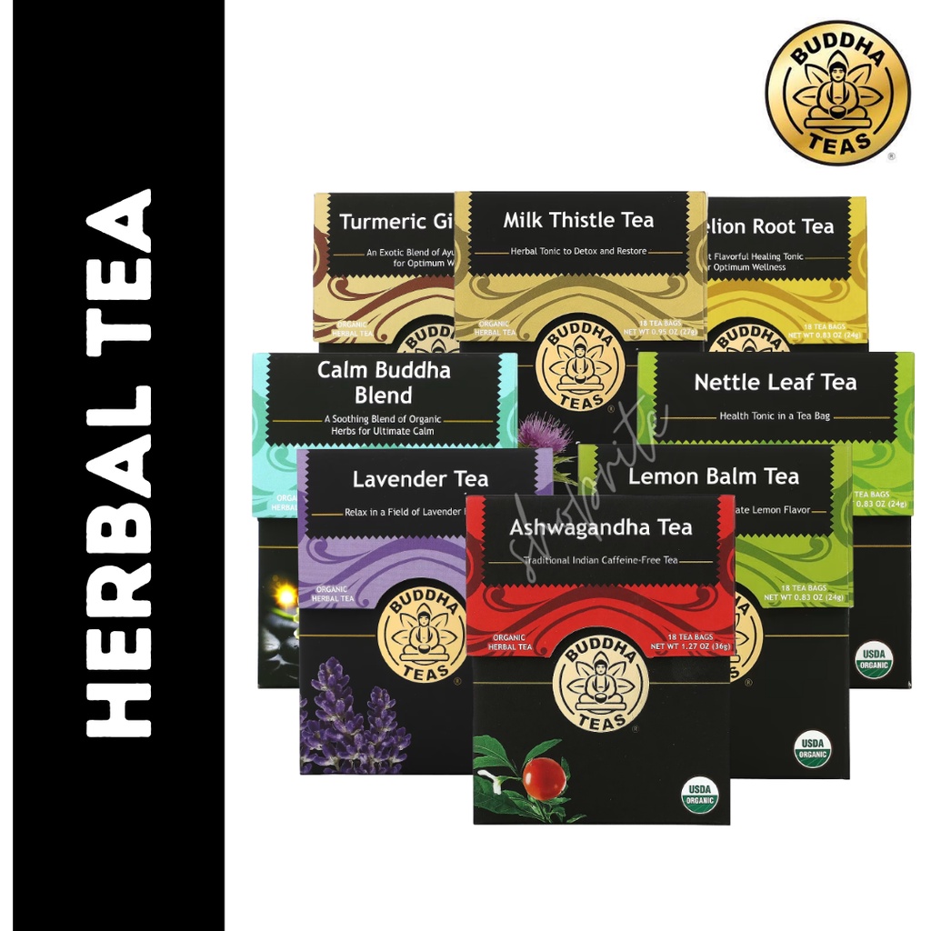 Buddha Herbal Raspberry Leaf/ Ashwagandha/ Hibiscus/ Dandelion Root ...