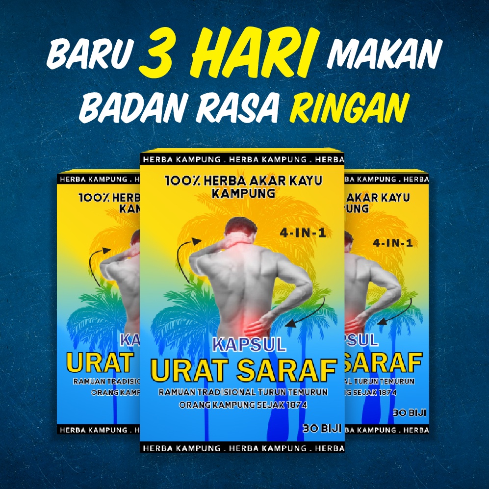 Penawar Saraf Ubat Gout Sakit Lutut Urat Saraf Slip Disc Shopee Malaysia
