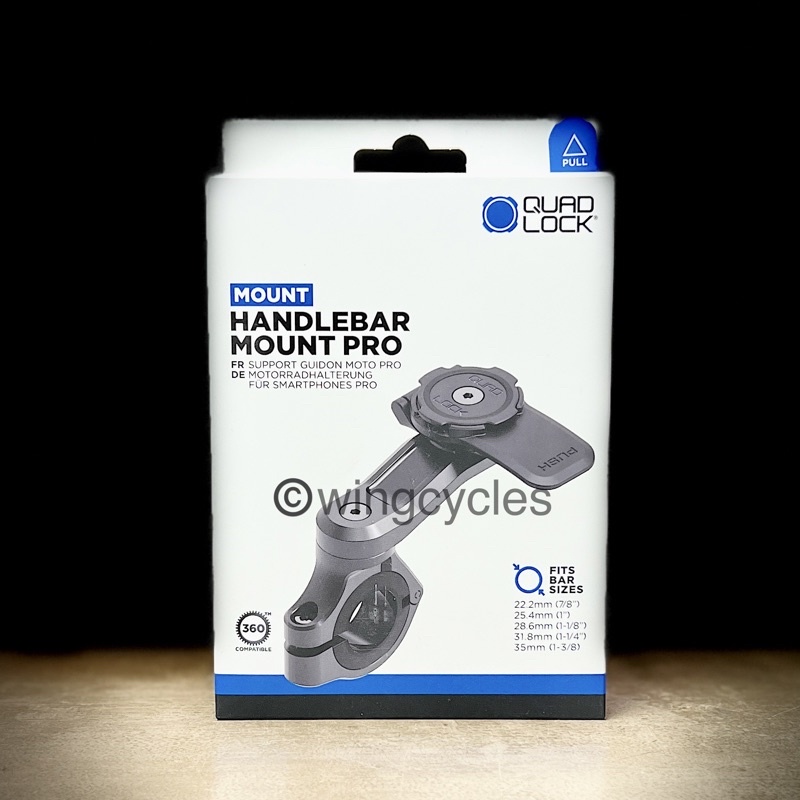 Quad Lock Motorcycle Handlebar Mount Pro Shopee Malaysia