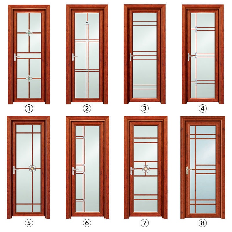 Bathroom Door Toilet Door Kitchen Titanium and Magnesium Aluminum Alloy