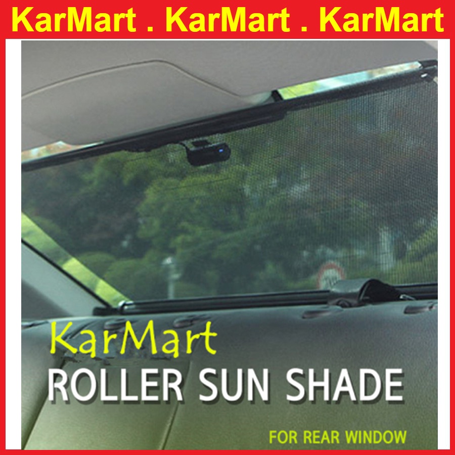 KarMart Car Sun Visor Retractable Rear Window Blind rear shade belakang