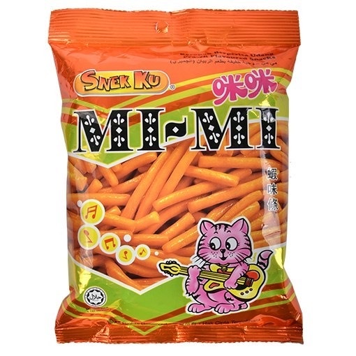 Snek Ku Mimi Prawn Flavoured Snack Jajan 80G | Shopee Malaysia