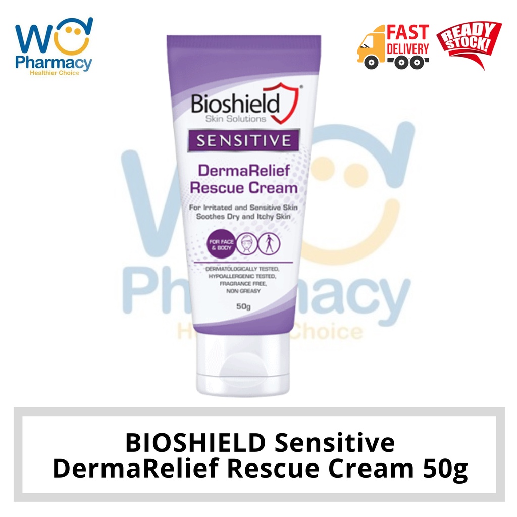 Bioshield Sensitive DermaRelief Rescue Cream 50g | Shopee Malaysia