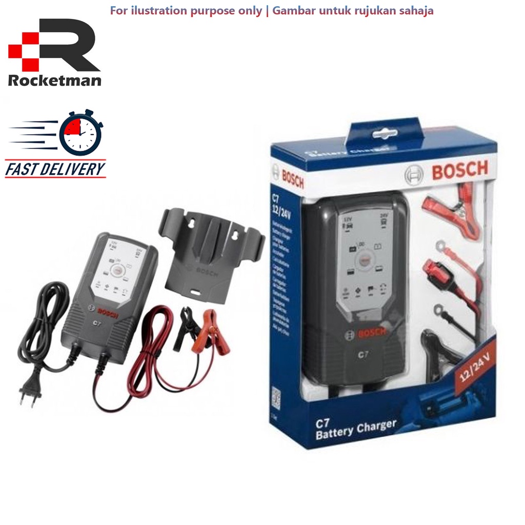 BOSCH C7 BATTERY CHARGER Shopee Malaysia