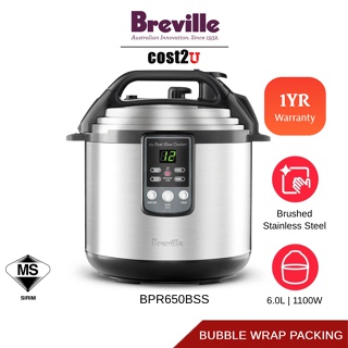 Breville BPR650BSS the Fast Slow Cooker & Pressure Cooker Steamer