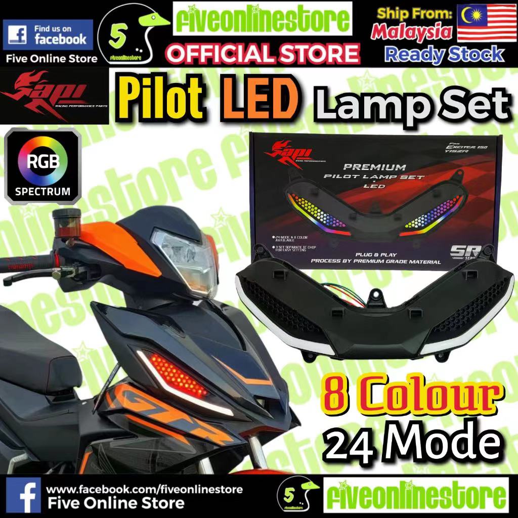 Ready Stock Mata Gaban Y15ZR Y15 V1 V2 V3 LED Dada Signal Pilot Light