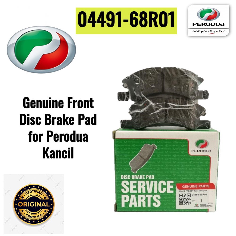 Genuine Front Disc Brake Pad for Perodua Kancil 0449136R02000 (1Set