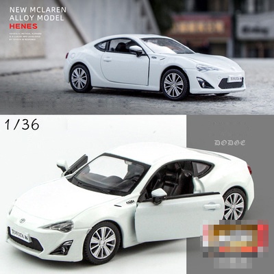 RMZ CITY 1:36 Toyota 86 Sports Car Models Alloy Diecast Toy