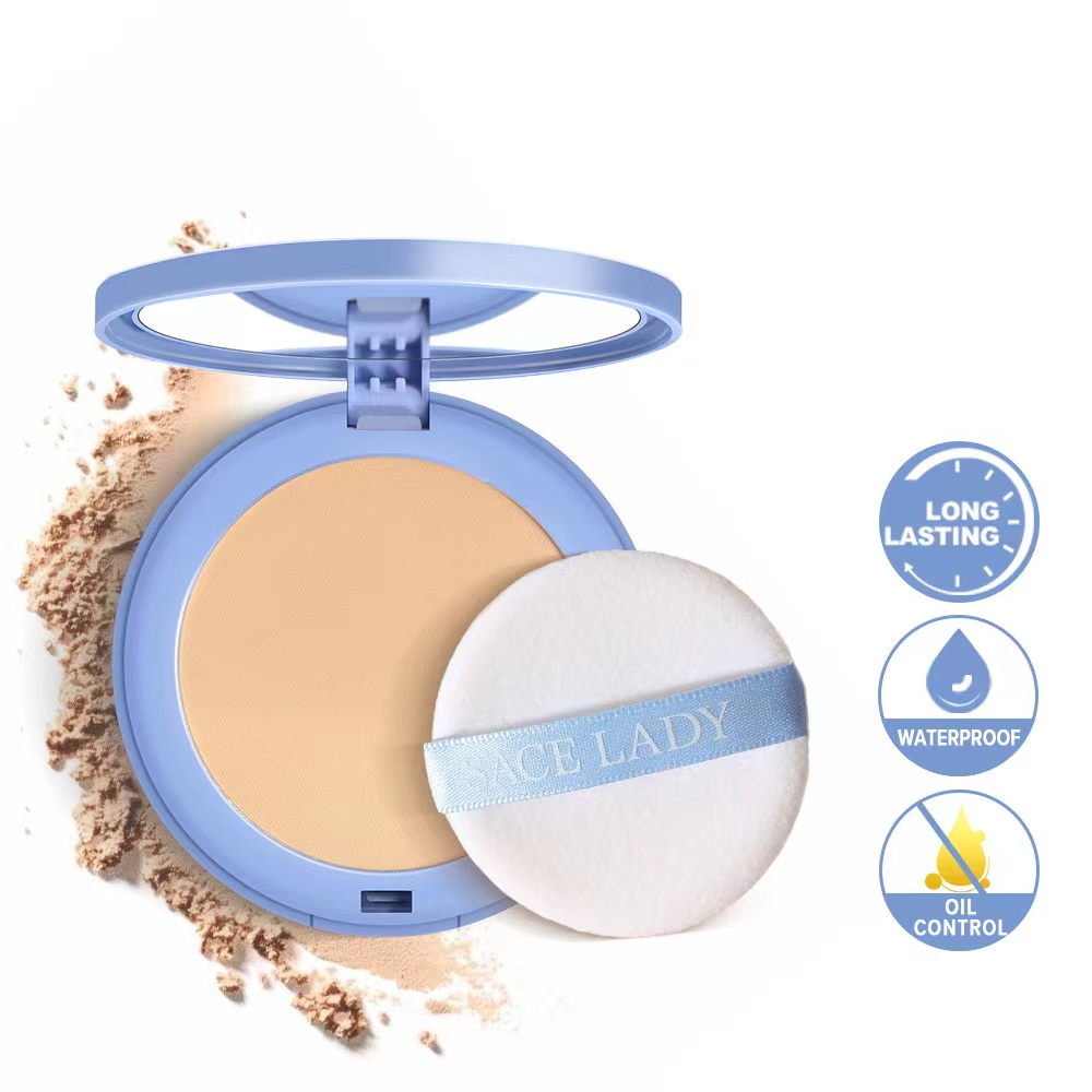 SACE LADY Face Powder Oil-control Compact Powder Waterproof Matte ...