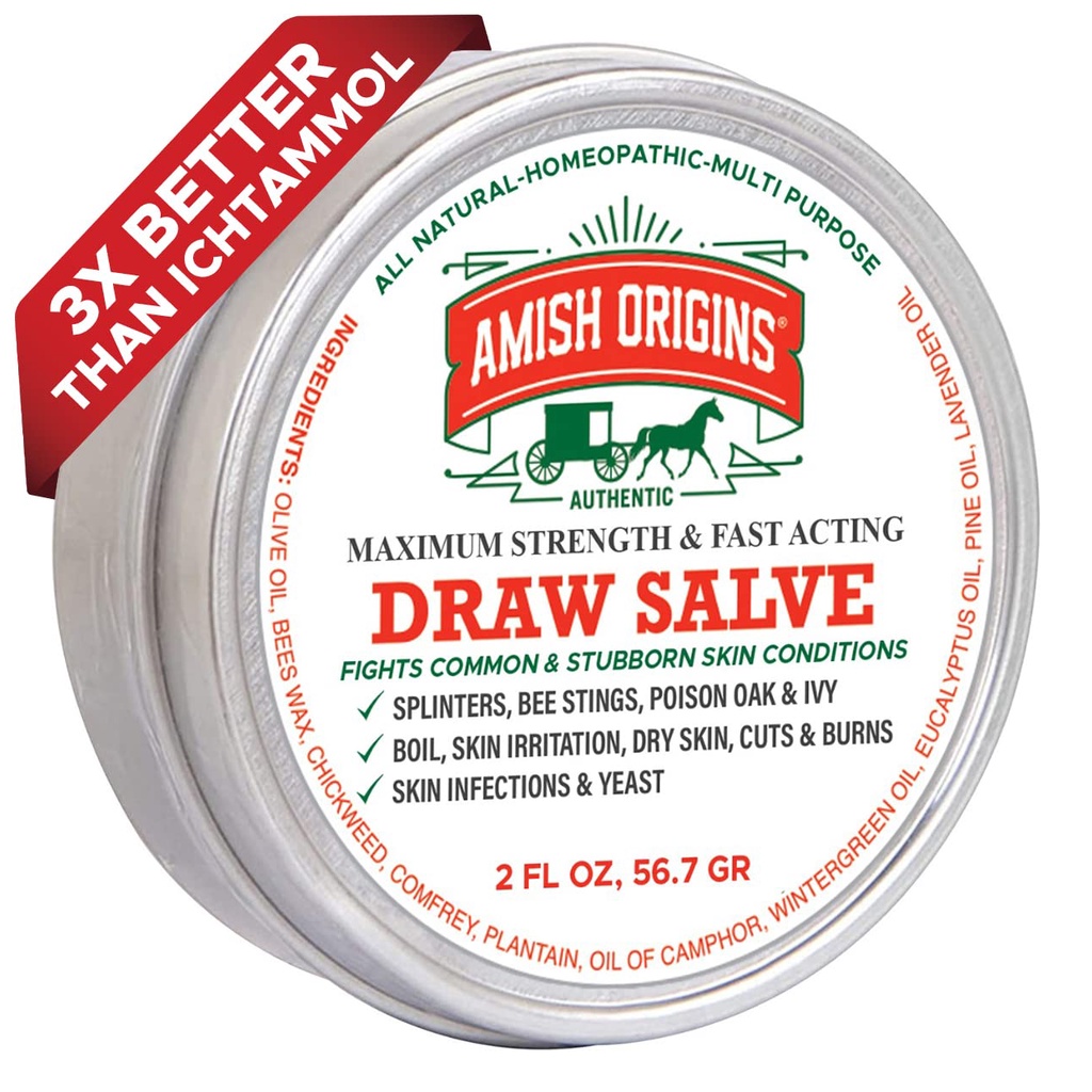 Owell Naturals Draw Salve Natural Powerful Salve, Provides Relief from