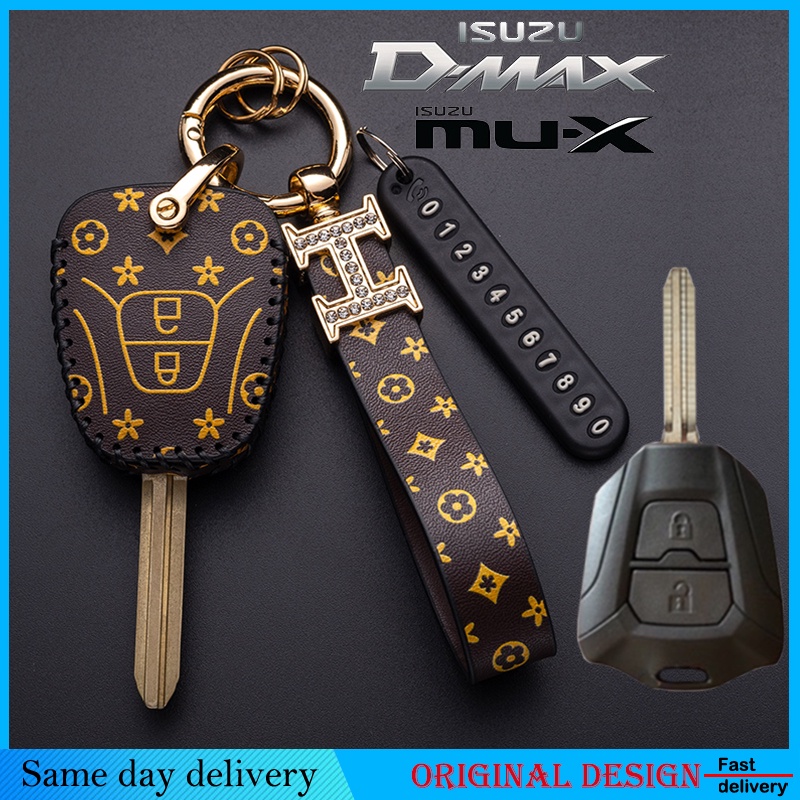 ISUZU D-max / MU-X / Mu-7 key cover Leather Remote Key Case | Shopee ...