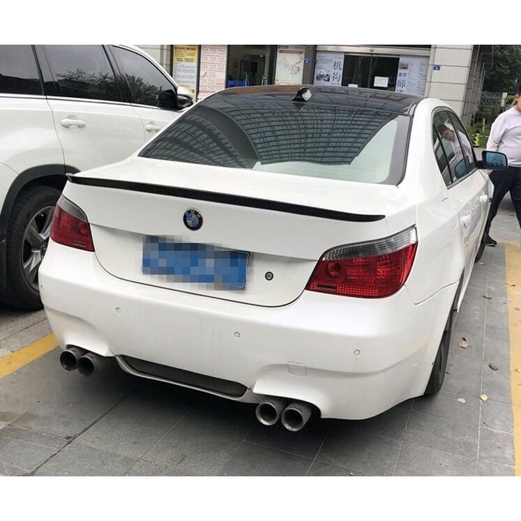 BMW E60 Gloss Black M5 Style Rear Spoiler Auto Accessories | Shopee ...