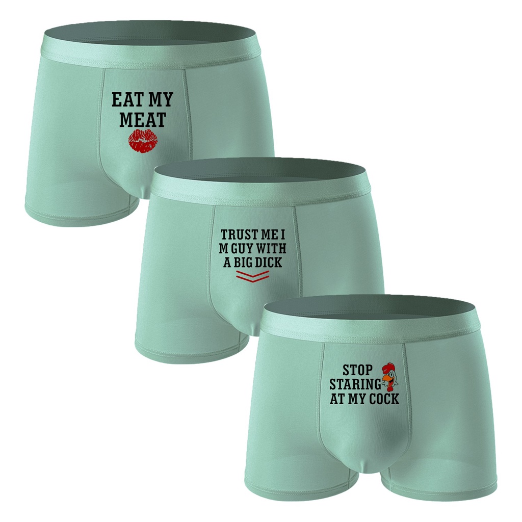 Funny Christmas Boxer Shorts Naughty Personalised Underwear For Men