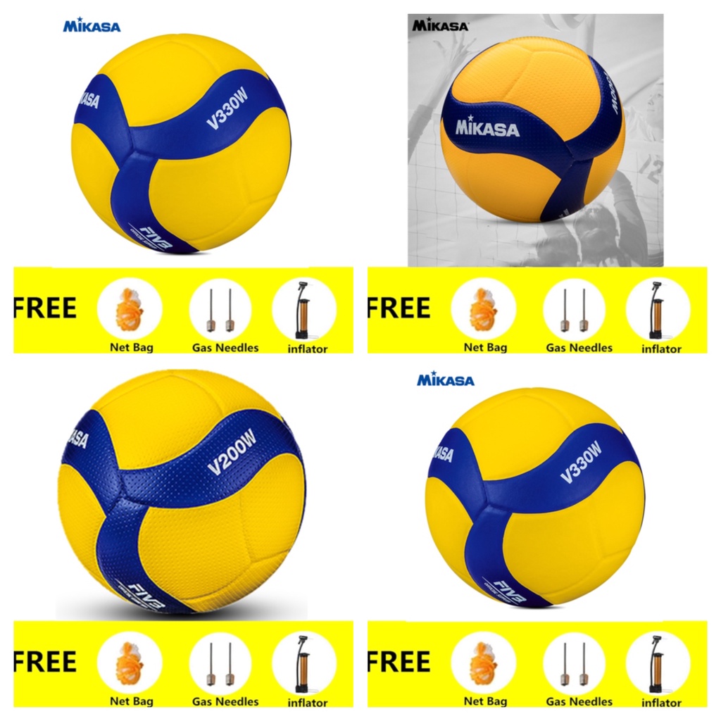 Original Mikasa Volleyball Ball V330W V200W V300W Size 5 Competition