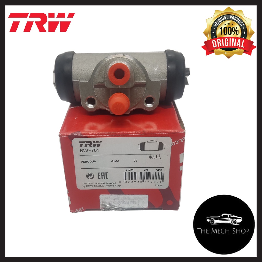 (100 Original) TRW Perodua Alza Rear Brake Wheel Cylinder Pump BWF781