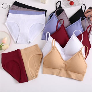 READY STOCK] Fasion Lovely White Underwired Sexy Push Up Bra Set with  Panties M108