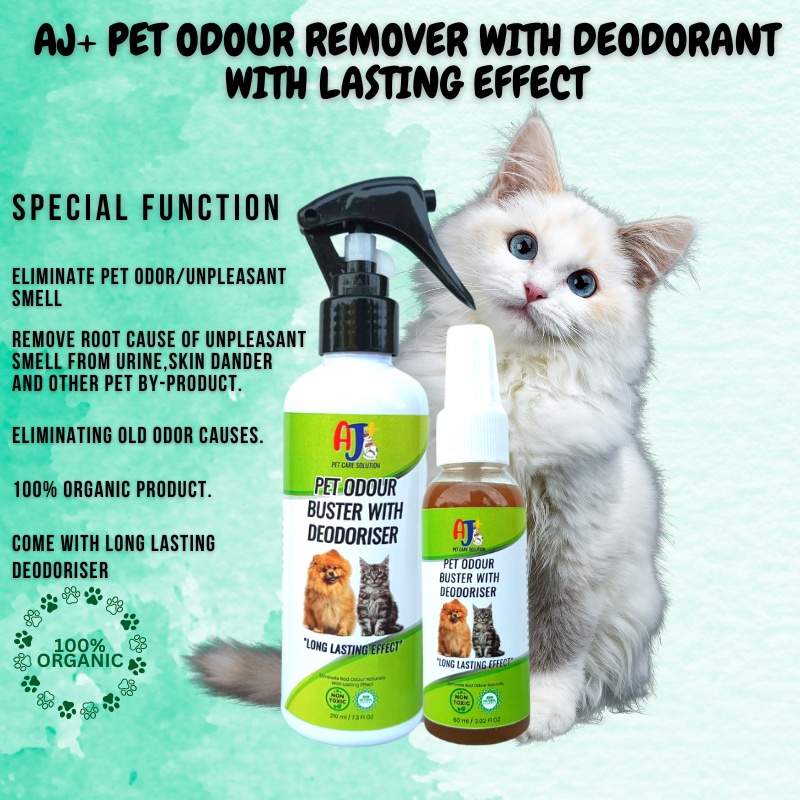 Pet Odour Remover Cat Litter Deodoriser Spray Cat Toilet Pewangi Pasir