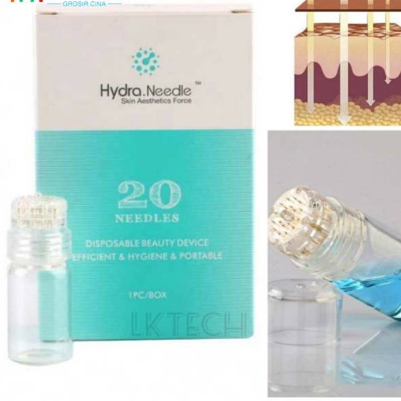 Hydra needle 20 pin stamp injeksi serum meso hydro needle 1 mm Shopee