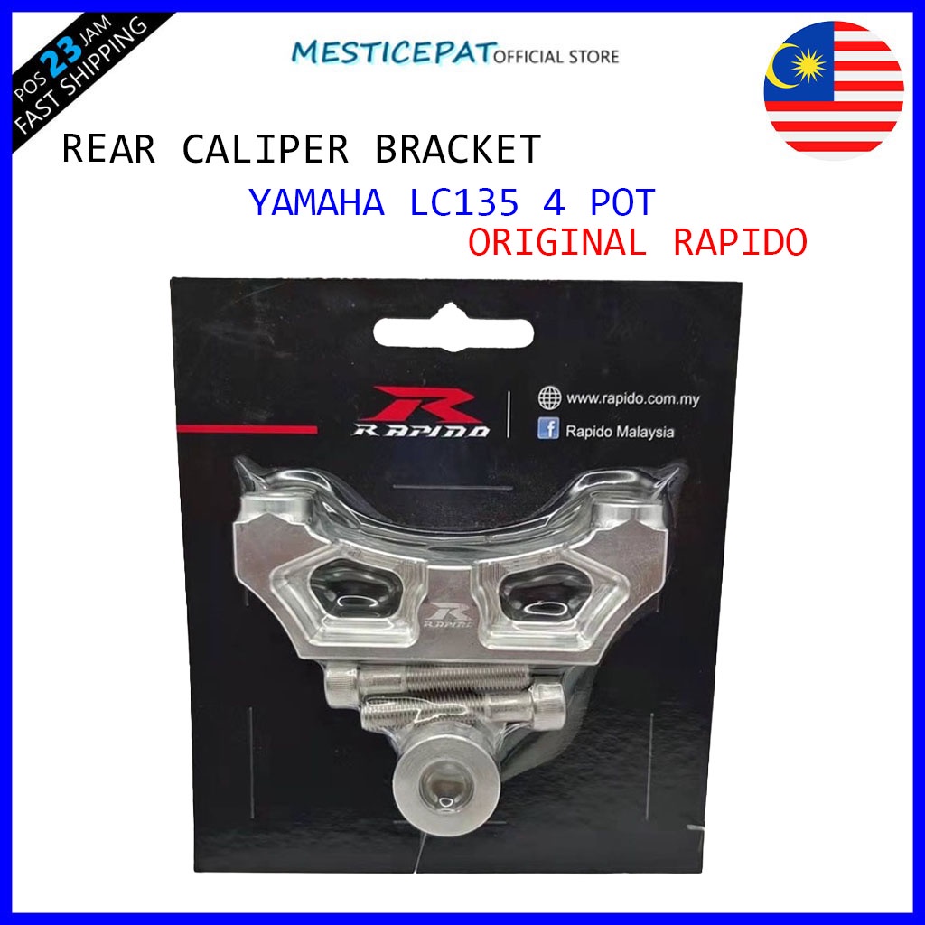 REAR CALIPER BREMBO REAR CALIPER NISSIN BRACKET LC135 4 POT GP4 BRACKET