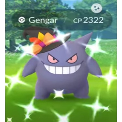 Pokémon Go Shiny Gengar Spooky Festival Costume Hat- Tra de - PT C