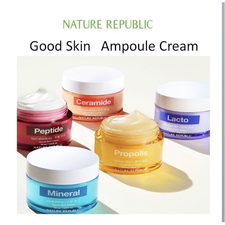 [Nature Republic] Good Skin Ampoule Cream(5 types) Shopee Malaysia