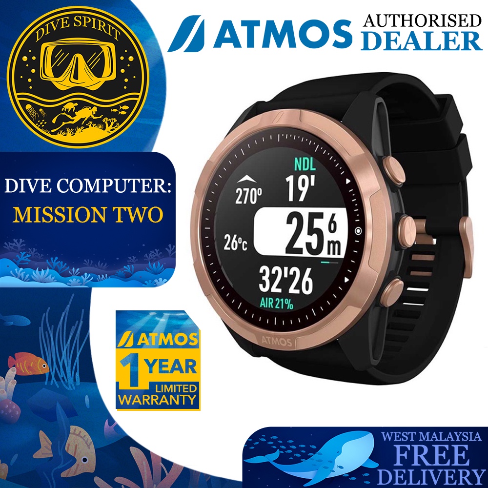 ATMOS MISSION 2 Dive Computer Shopee Malaysia