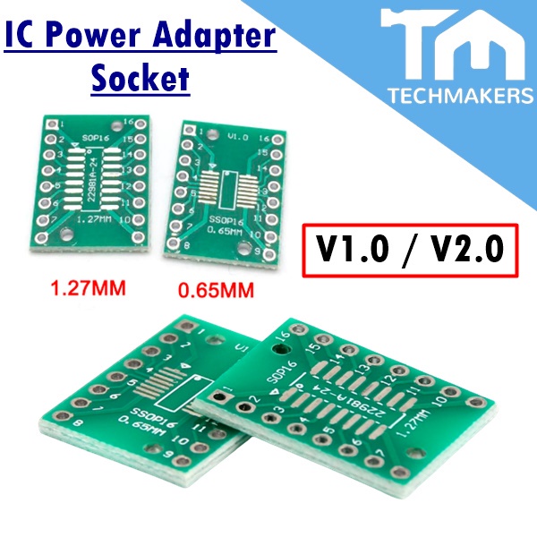 IC Power Adapter Socket V1.0 / V2.0（SSOP16/SOP16)