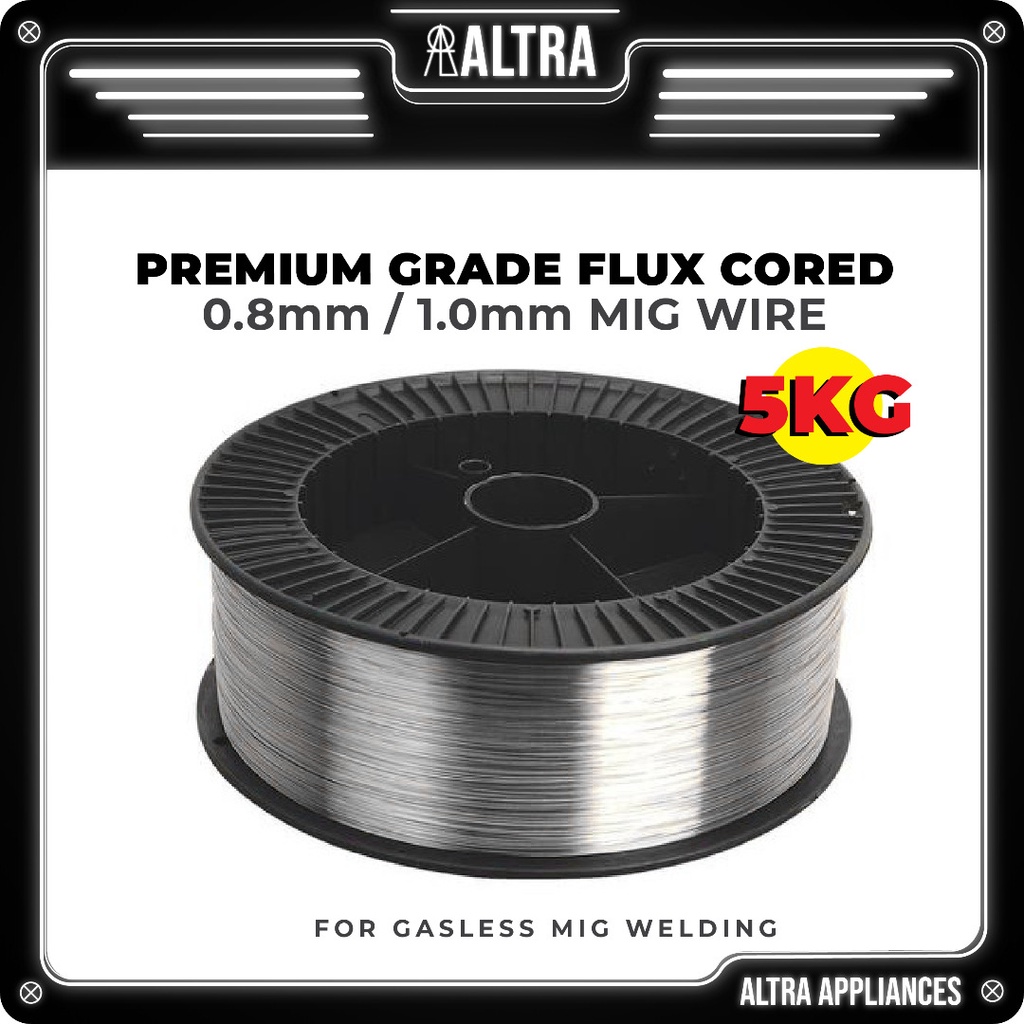 5kg 0.8mm / 1.0mm Powerweld Gasless MIG Wire / Flux Cored Gasless Mig ...