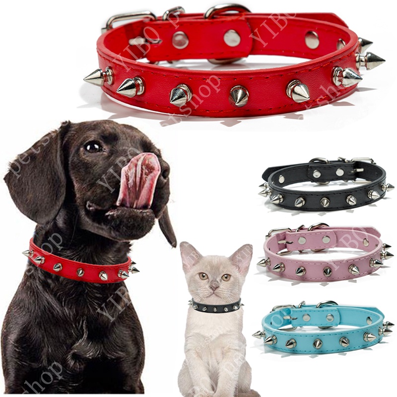 Buy Woofy PU Leather Adjustable Spiked Studded Dog Collar 3" Wide Pitbull Boxer Mastiff, Sharp Spiked Studded Dog Leather Collar For Large Pet Dog Online At Low Prices In India - Foto 3