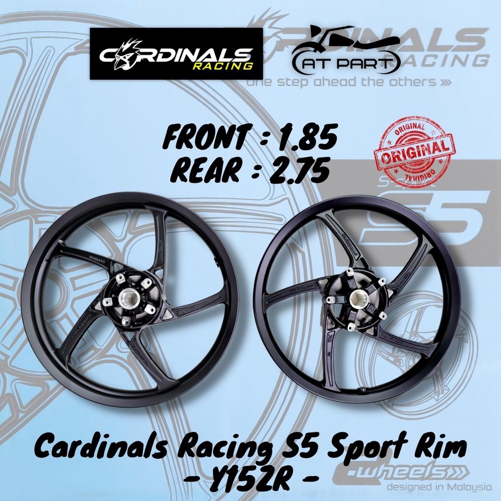 CARDINALS RACING SPORT RIM - Y15ZR / Y16ZR | Shopee Malaysia