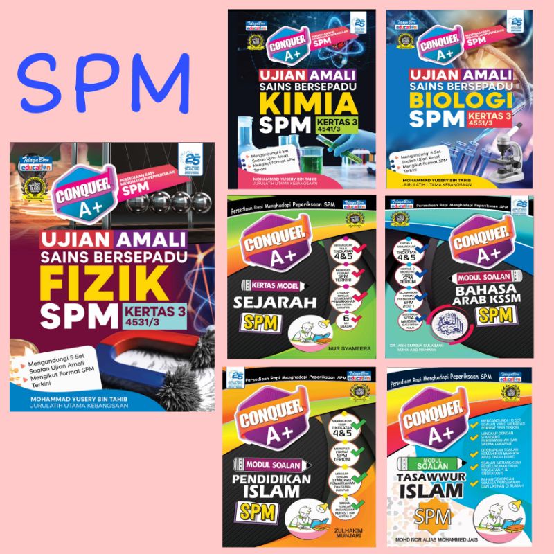 Conquer A+ SPM - Modul Soalan & Ujian Amali. Fizik, Kimia, Biologi ...