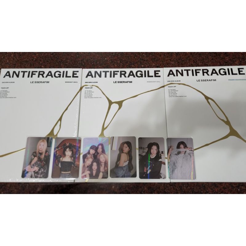 LE SSERAFIM Antifragile Photocard POB Album Sakura Yunjin Chaewon
