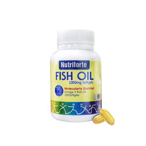 Nutriforte Fish Oil 1000mg 100's exp : 2/2026 | Shopee Malaysia