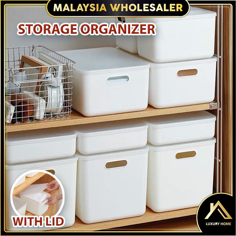 LOWEST PRICE Desktop Desk Muji Storage Box Plastic Document Sundries
