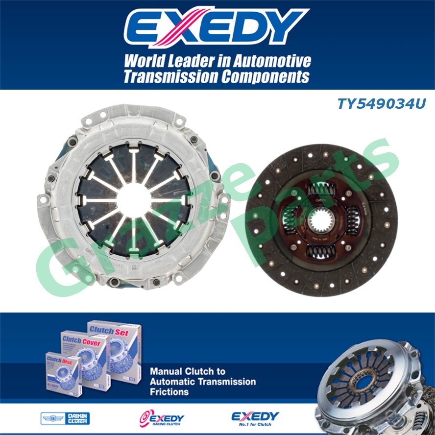 Exedy Daikin Clutch Kit Set TY549034U for Toyota Unser KF80 (8 1/2