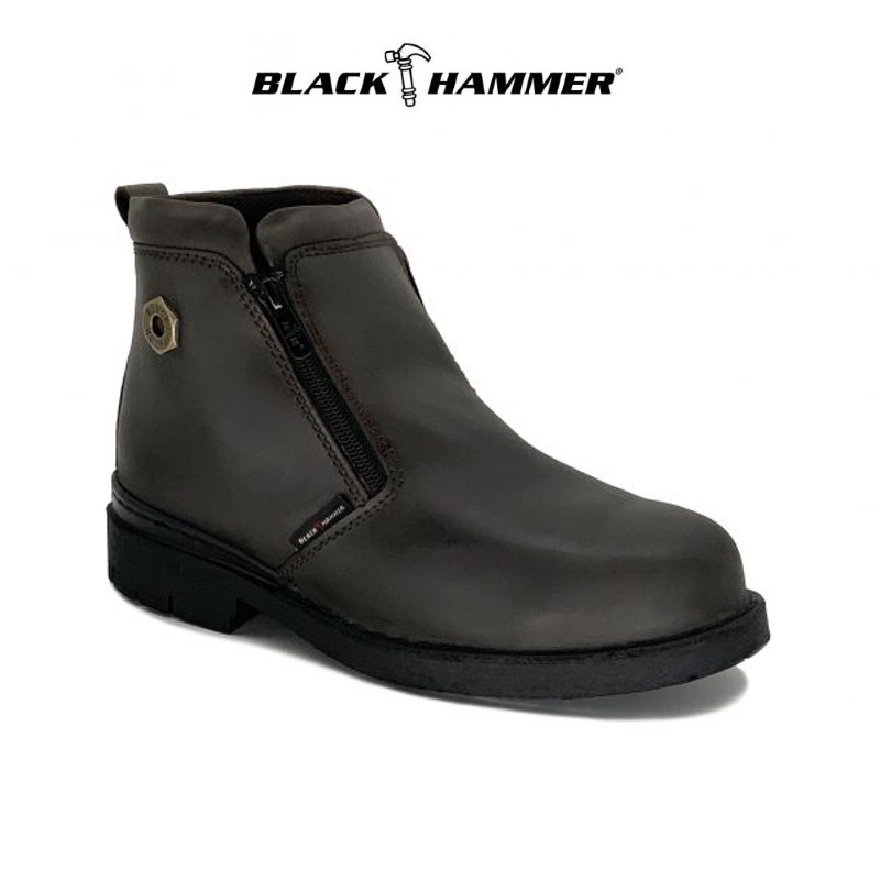 ORIGINAL BLACK HAMMER Safety Shoes Men Safety Boot Kasut Safety Boot ...